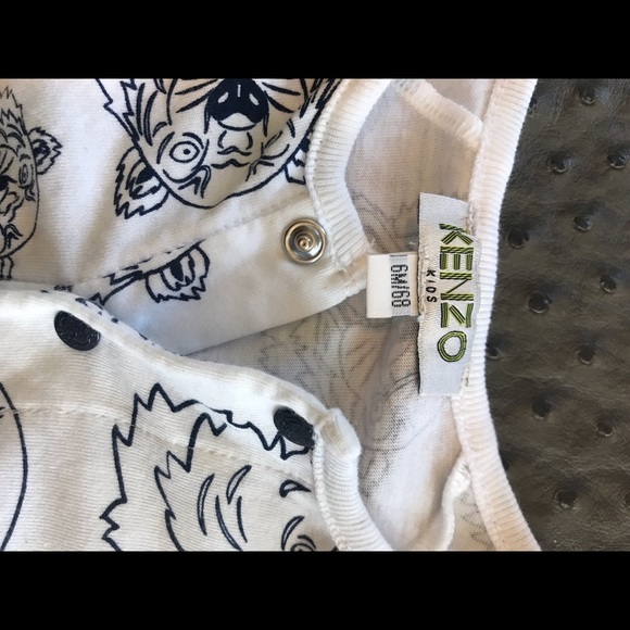 Kenzo Baby Boy Henley Shirt - Picture 4 of 5